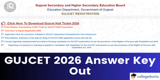 GUJCET 2026 Answer Key Out @gujcet.gseb.org; Raise Objection By April 8